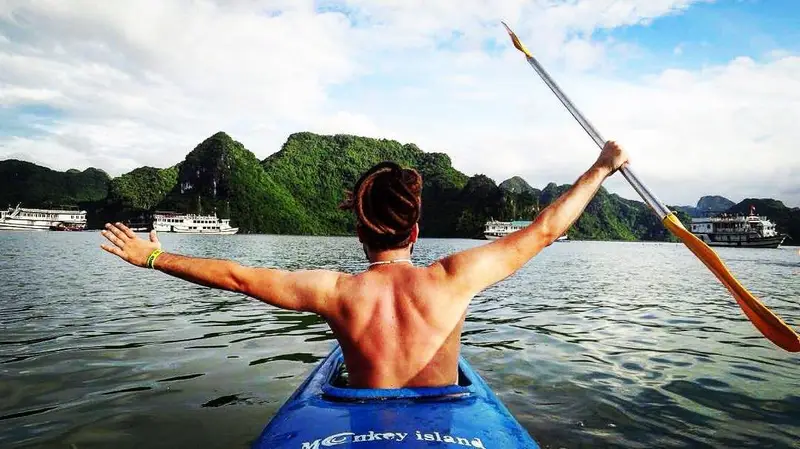 Ha Long Bay — il gruppo sulla barca